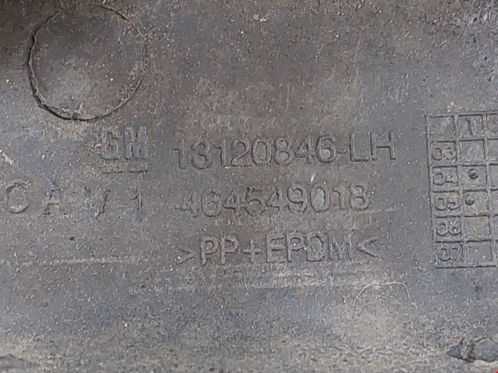 Юбка бампера передняя (переднего) OPEL Corsa C 2000-2006