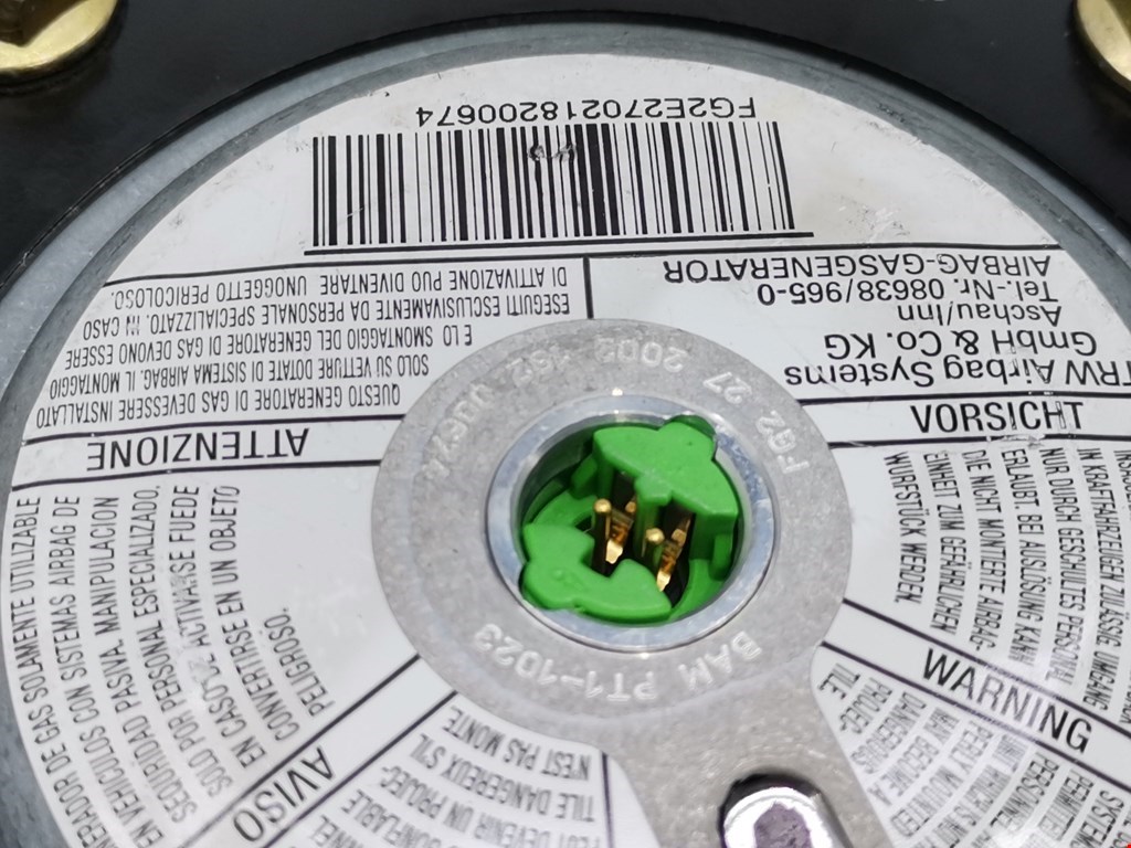 Подушка безопасности в рулевое колесо FIAT Punto II (188) 1999-2007