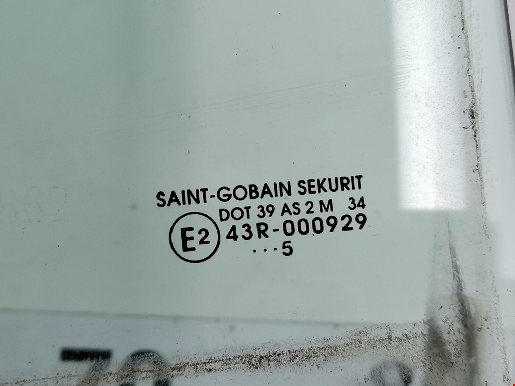 Стекло двери заднее левое PEUGEOT 807 2002-2014