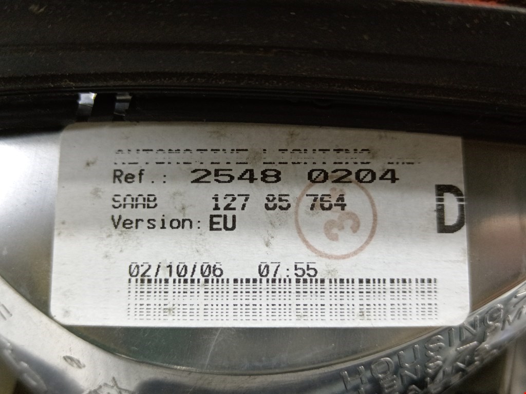 Фонарь задний внутренний правый SAAB 9-3 2002-2014