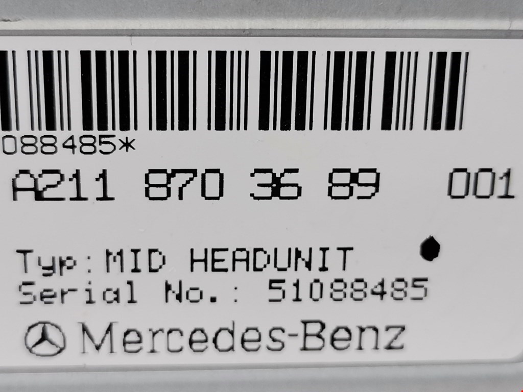 Магнитола MERCEDES-BENZ E-Class W211, S211 2002-2009