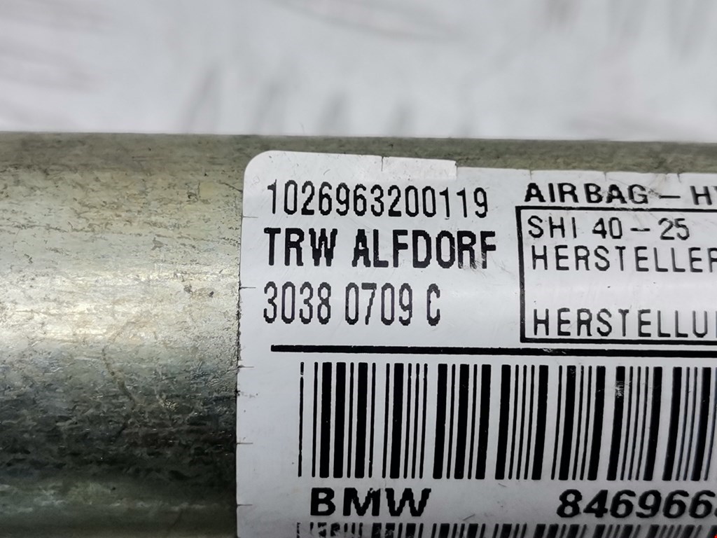 Подушка безопасности боковая (шторка) BMW 3er E90/E91 2005-2012