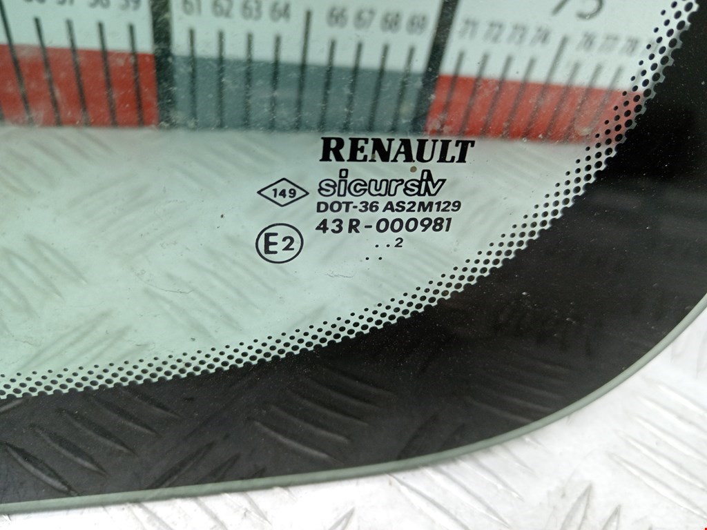 Стекло двери заднее левое RENAULT Kangoo 1997-2008