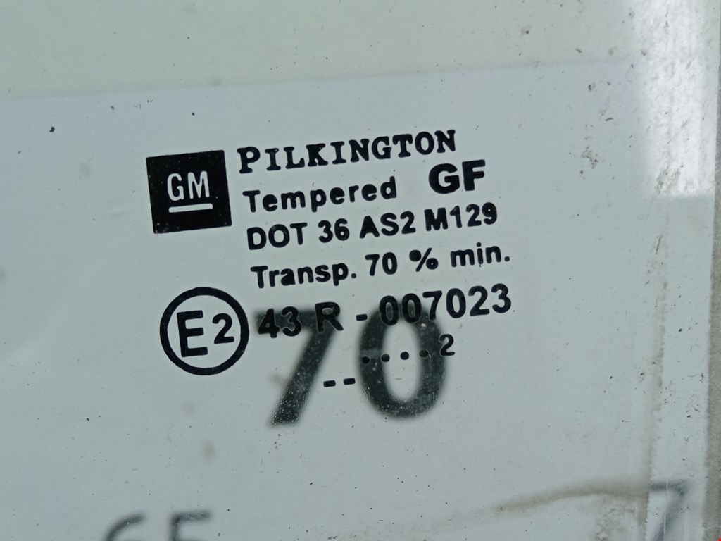 Стекло двери заднее левое OPEL Vectra Vectra C 2002-2008