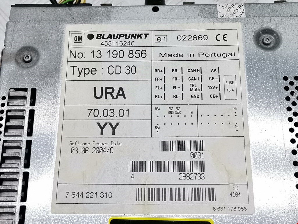 Магнитола OPEL Astra H/Family 2004-2015