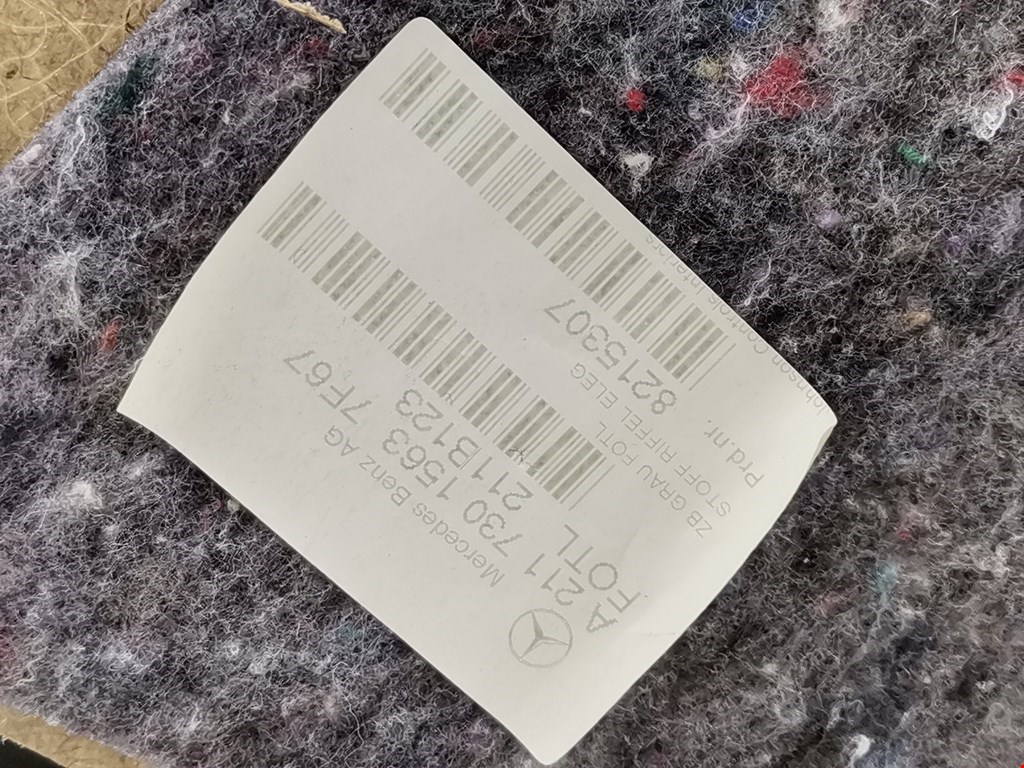 Обшивка двери задняя левая MERCEDES-BENZ E-Class W211, S211 2002-2009