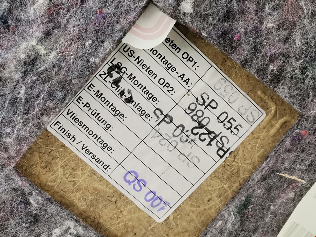 Обшивка двери задняя левая MERCEDES-BENZ E-Class W211, S211 2002-2009