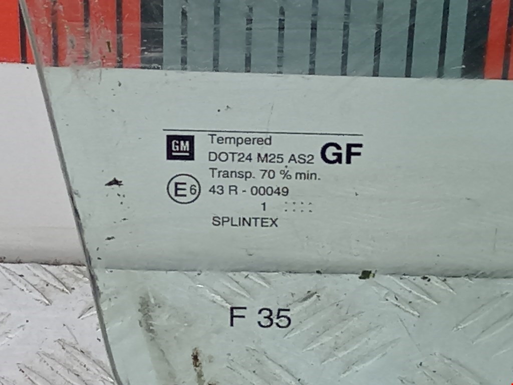 Стекло двери заднее правое OPEL Vectra Vectra B 1995-2002