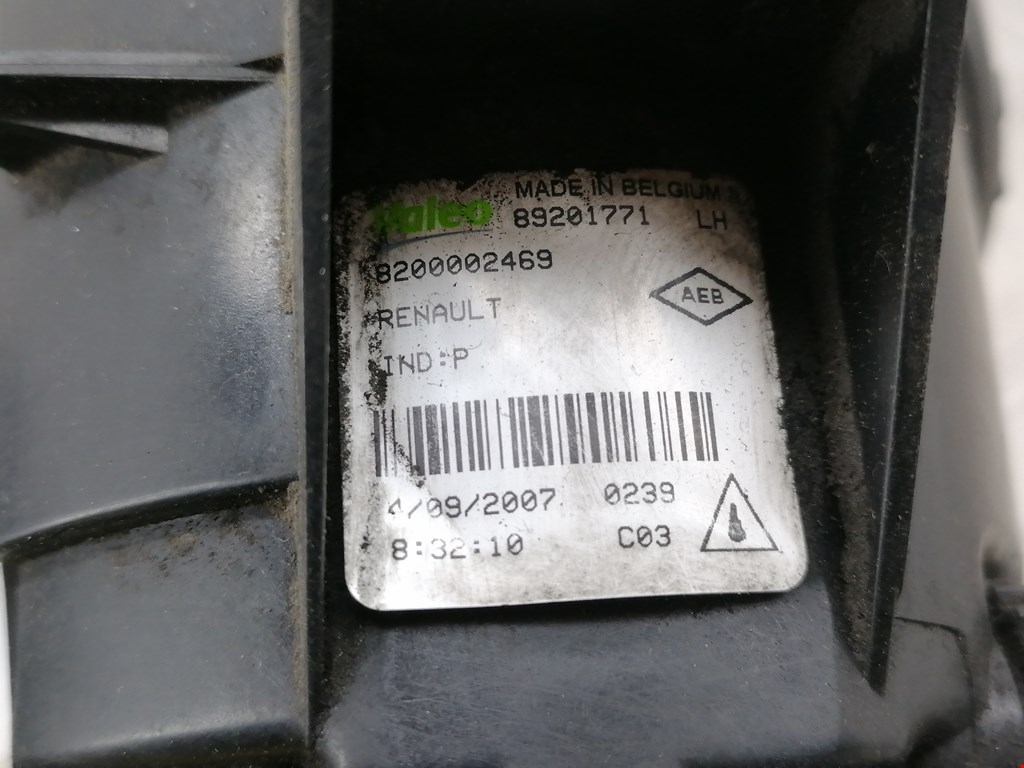 Фара противотуманная левая (ПТФ) RENAULT Espace 2003-2014