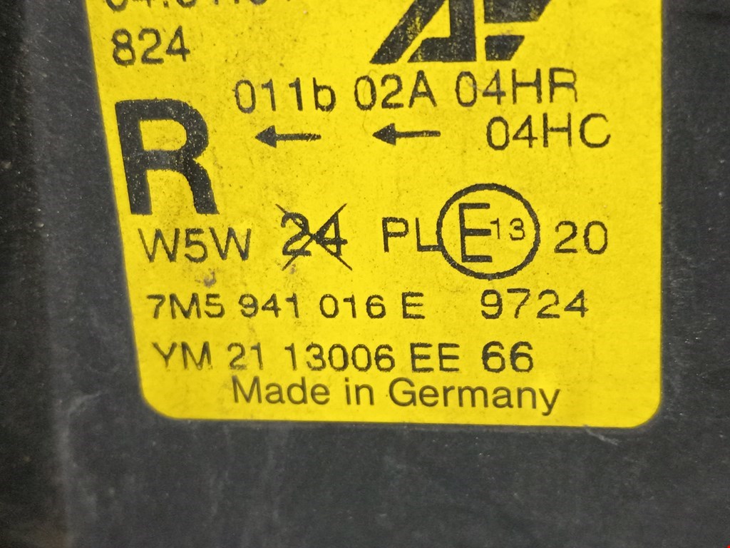 Фара правая FORD Galaxy 1995-2005