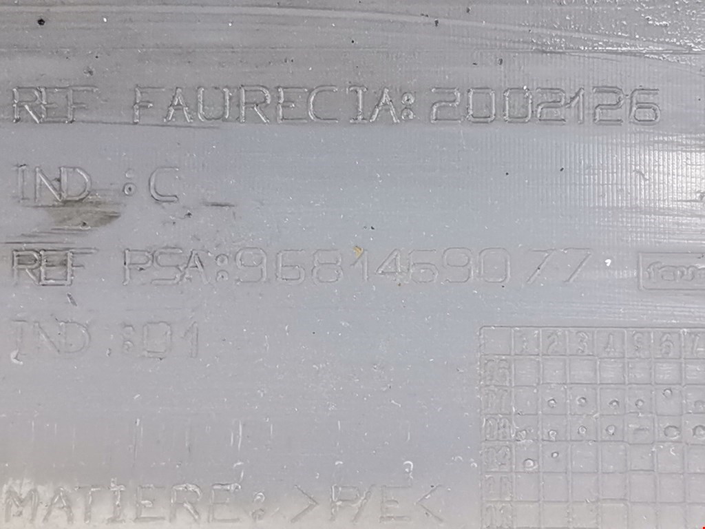 Бампер задний PEUGEOT 308 2007-2015