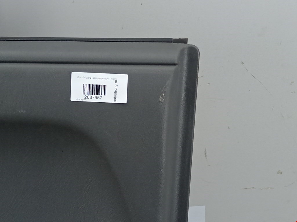 Обшивка двери задняя правая OPEL Agila A 2000-2007