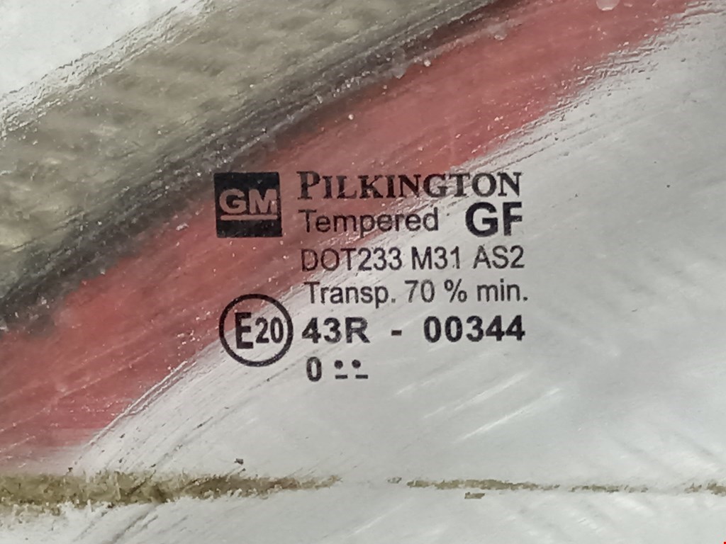 Стекло двери заднее правое OPEL Agila A 2000-2007