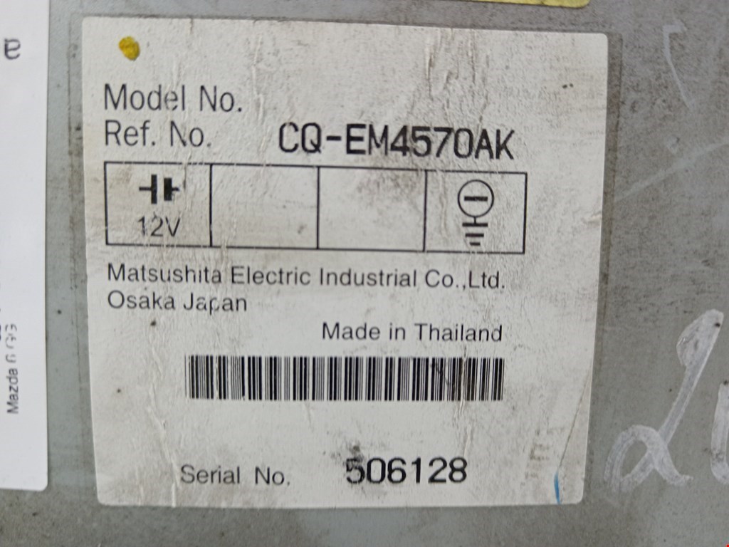 Магнитола MAZDA Mazda 6 GG 2000-2007