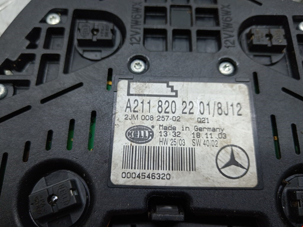 Плафон салонный (салона фонарь) MERCEDES-BENZ E-Class W211, S211 2002-2009