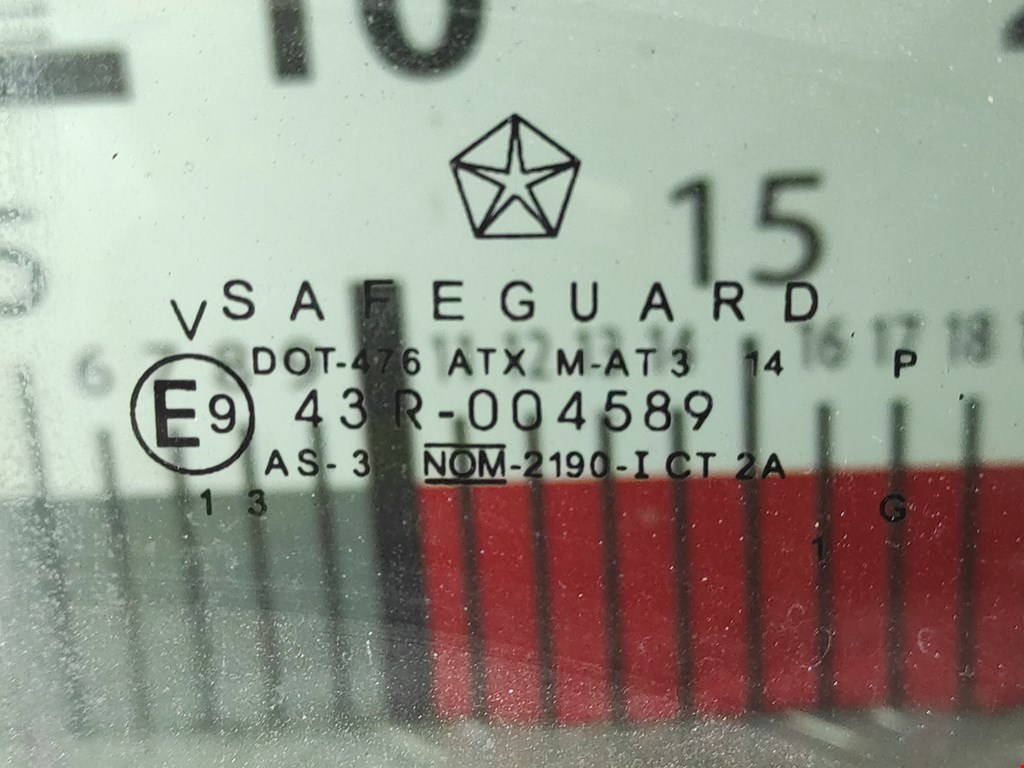 Стекло двери заднее левое CHRYSLER PT Cruser 2000-2010