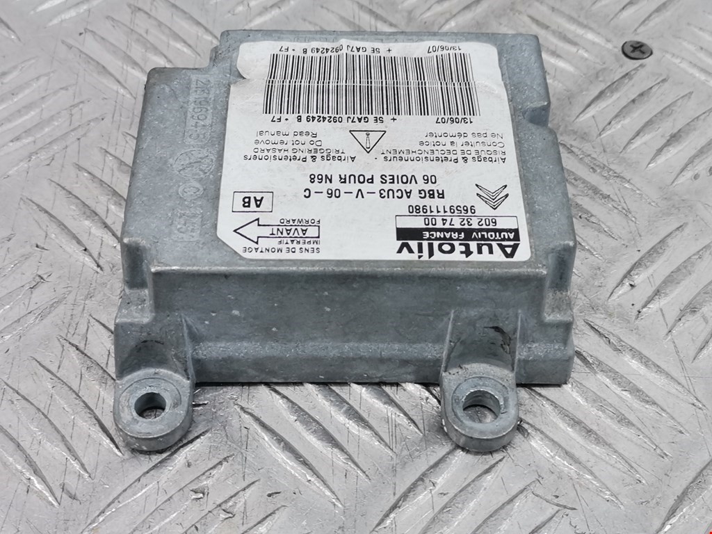 Блок управления AIR BAG CITROEN Xsara Picasso 1999-2012
