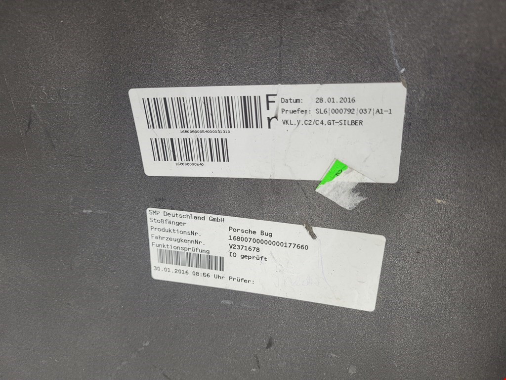 Бампер передний PORSCHE 911 991 2011-2019