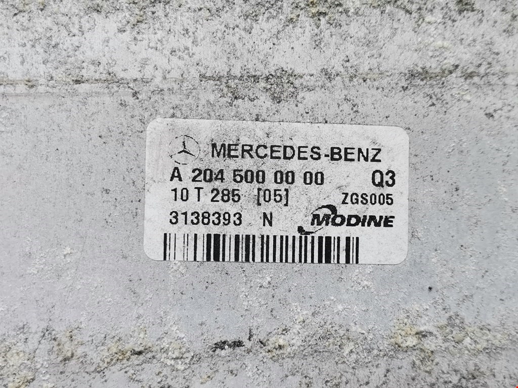 Интеркулер (радиатор интеркулера) MERCEDES-BENZ C-Class C-klasse W204 2007-2015