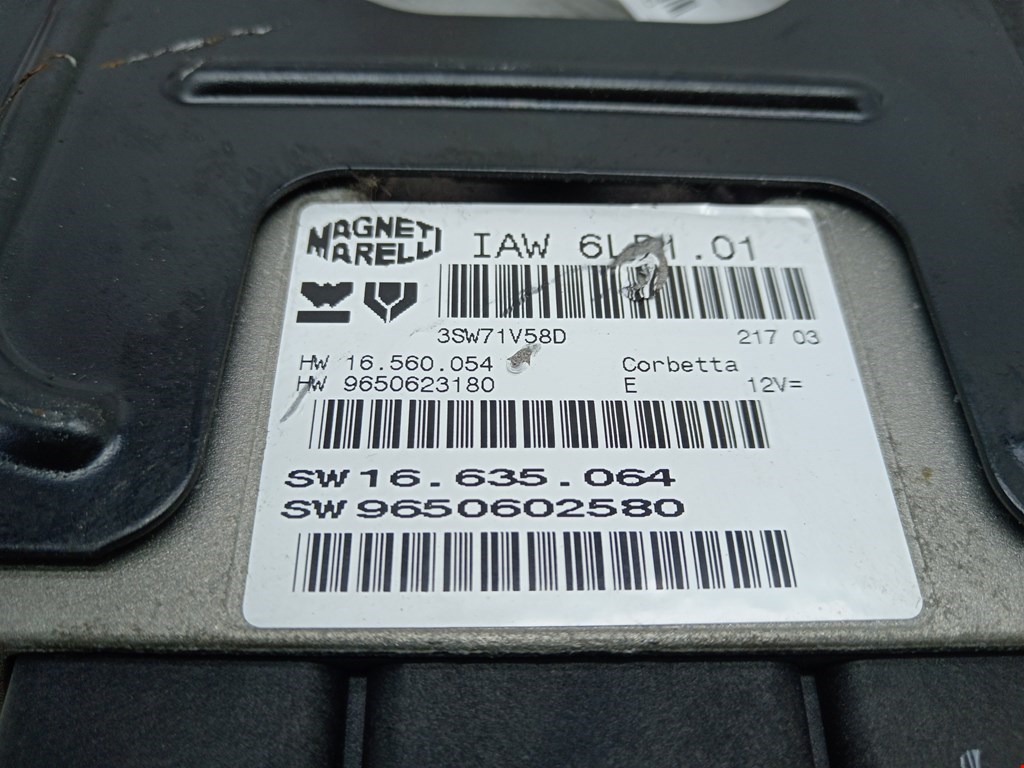 Блок управления двигателя (ЭБУ) PEUGEOT 307 2001-2008