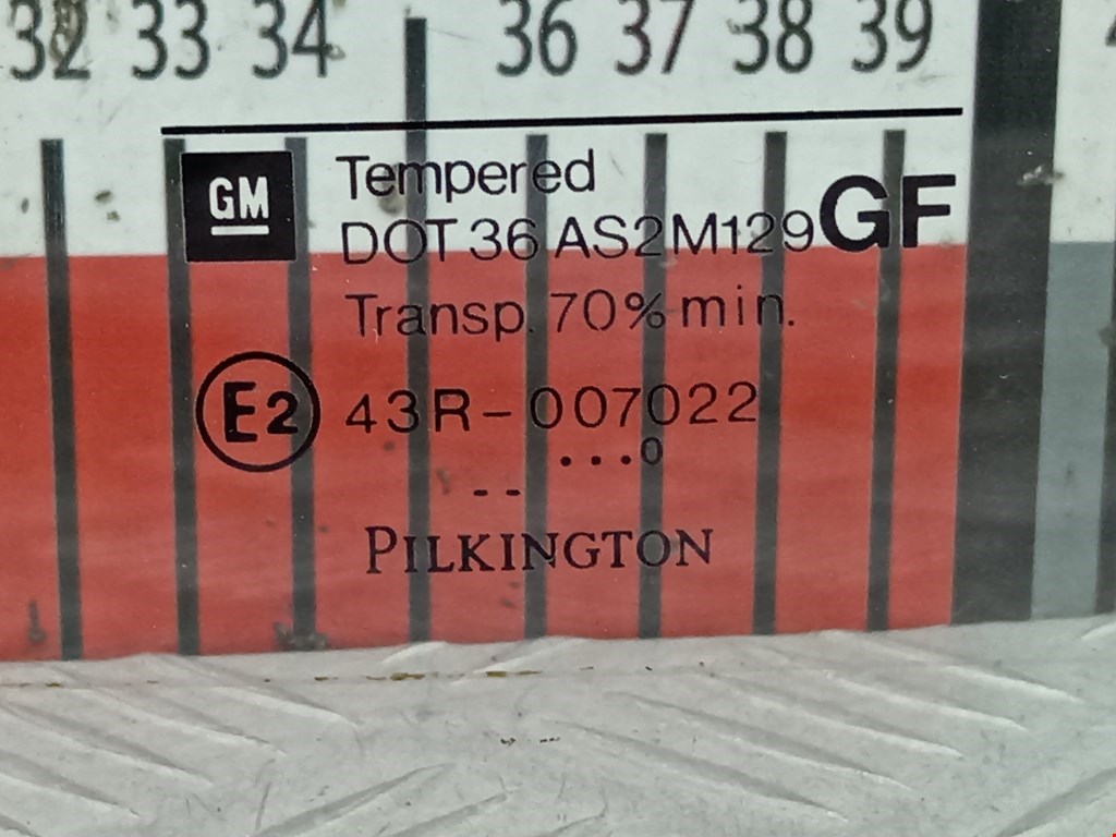 Стекло двери заднее правое OPEL Astra G 1998-2005