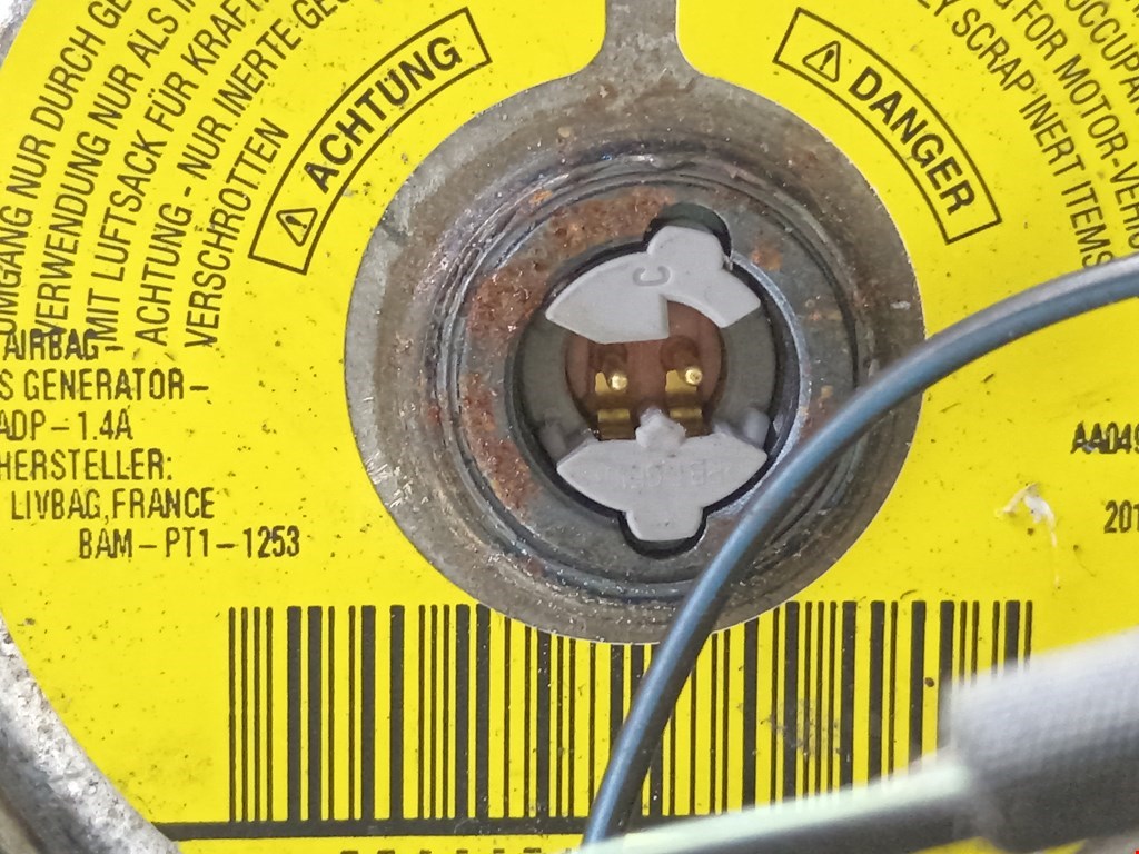 Подушка безопасности в рулевое колесо FORD Transit 2006-2014