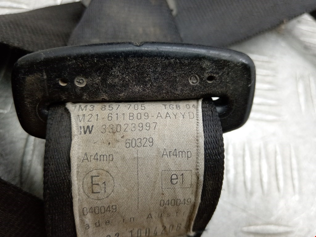 Ремень безопасности передний левый VOLKSWAGEN Sharan 1995-2010