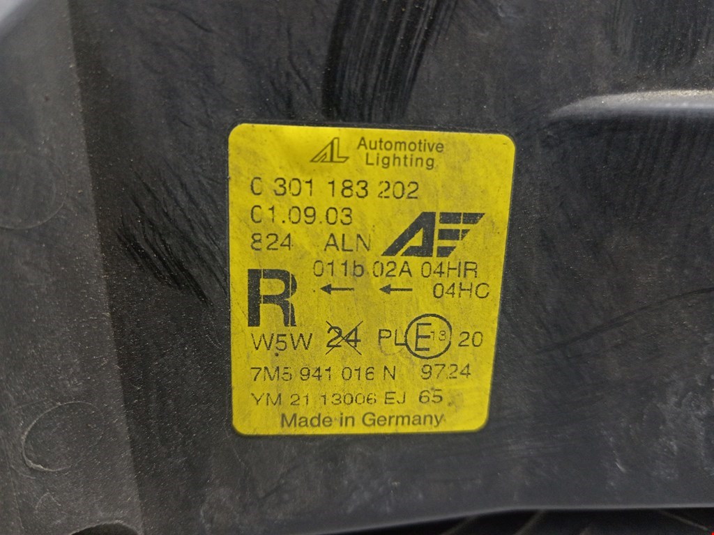 Фара правая FORD Galaxy 1995-2005