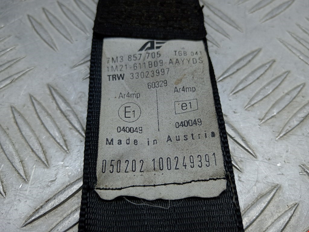 Ремень безопасности передний левый VOLKSWAGEN Sharan 1995-2010