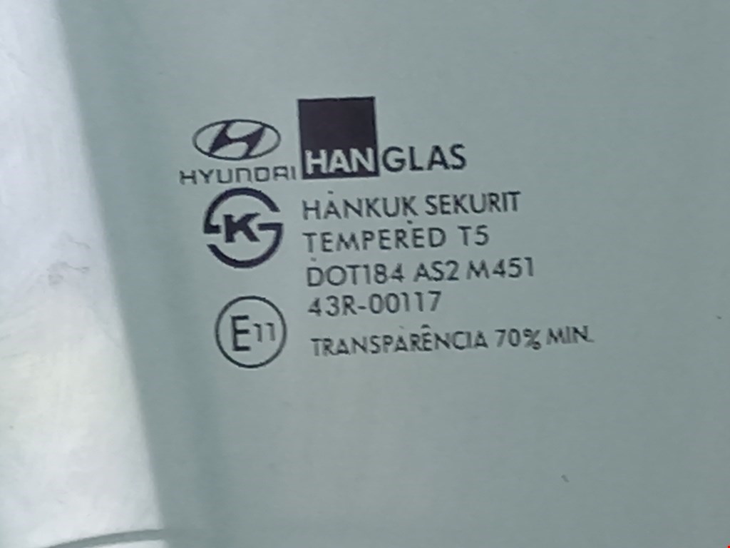 Стекло двери переднее левое HYUNDAI Coupe 2002-2009