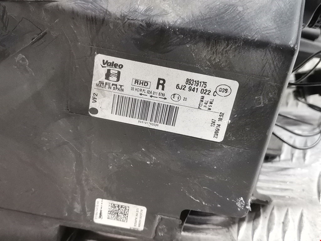 Фара правая SEAT Ibiza 2008-2017