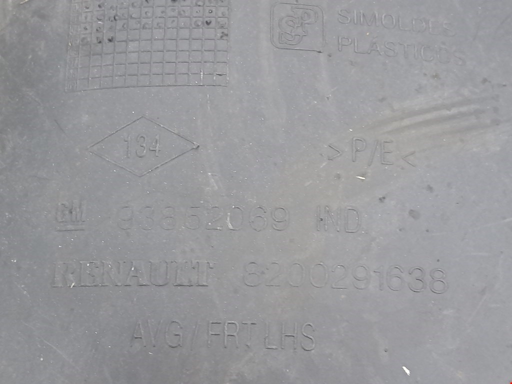 Локер (подкрылок) передний левый OPEL Vivaro A 2001-2014