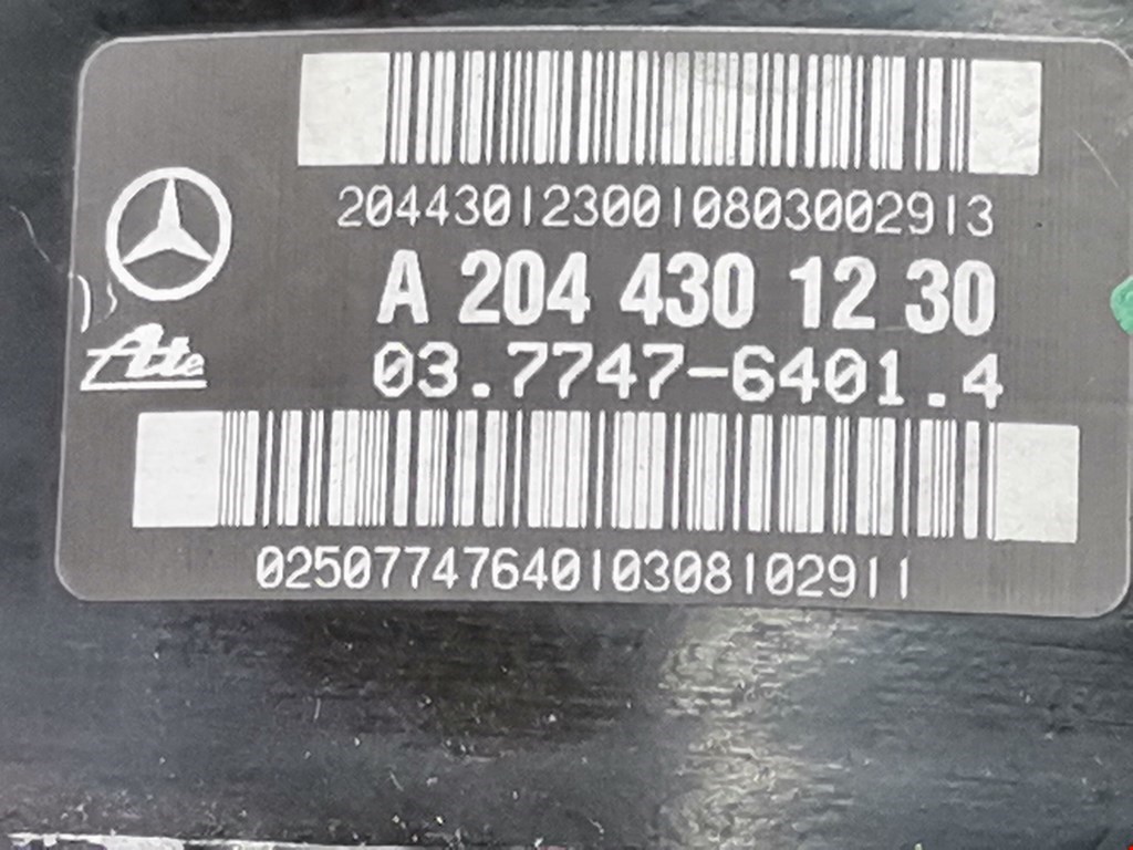 Усилитель тормозов вакуумный MERCEDES-BENZ C-Class C-klasse W204 2007-2015