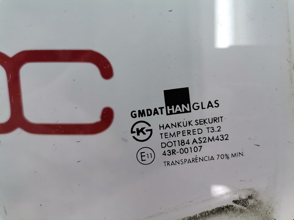 Стекло двери заднее левое DAEWOO Tacuma 2001-2011