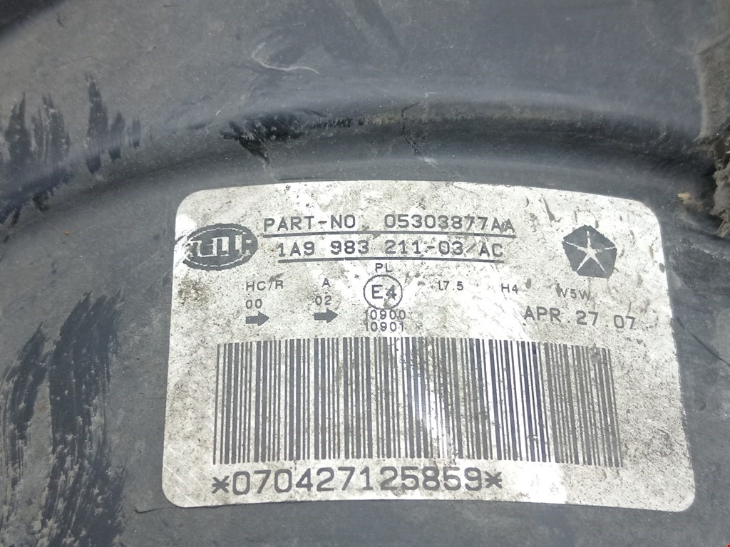 Фара левая JEEP Patriot 2007-2017