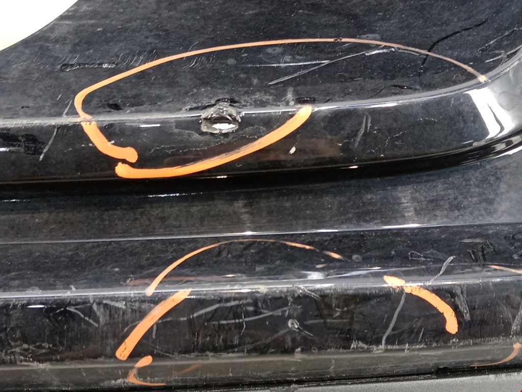 Юбка (губа) бампера задняя (заднего) VOLKSWAGEN Touareg 2010-2018