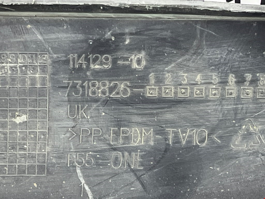 Юбка (губа) бампера задняя (заднего) MINI Hatch F55 5-door 2014-н.в.