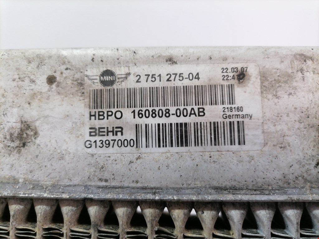 Радиатор основной MINI Hatch R56 3-door 2007-2013