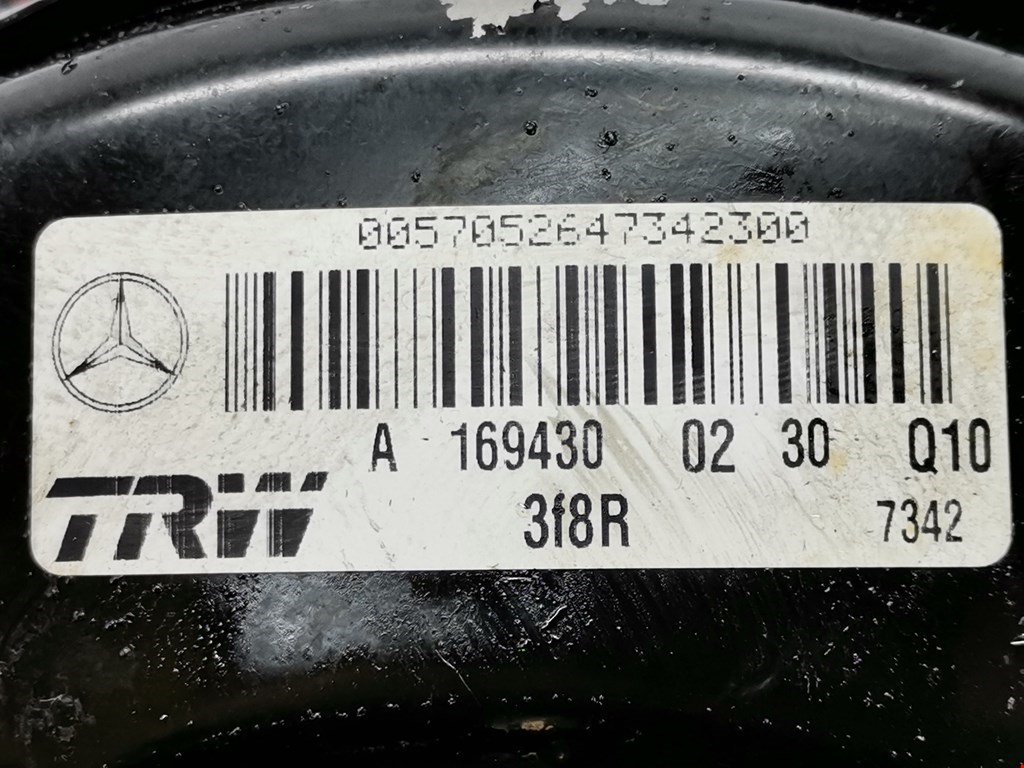 Усилитель тормозов вакуумный MERCEDES-BENZ A-Class W169 2004-2012