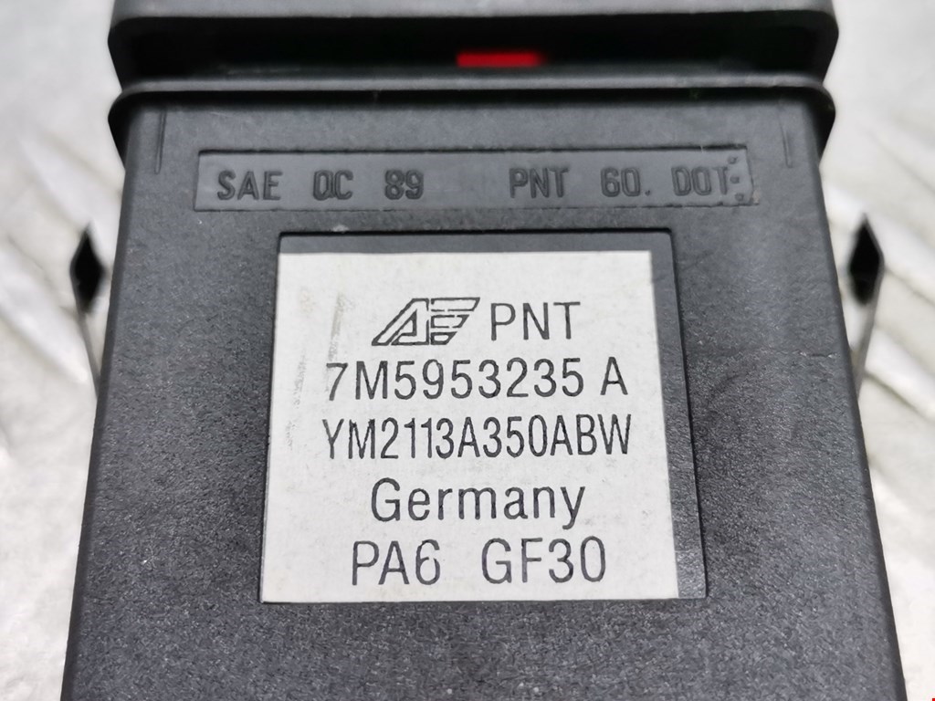 Кнопка аварийной сигнализации (аварийки) FORD Galaxy 1995-2005