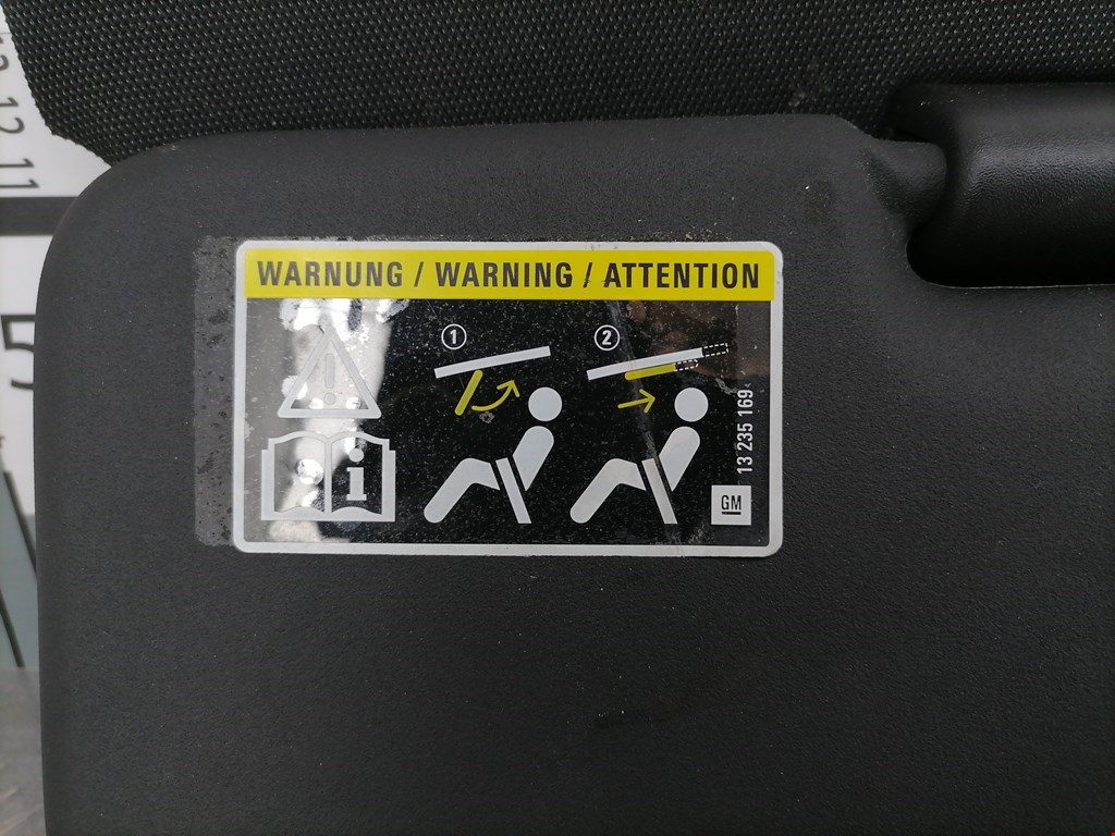 Козырек солнцезащитный OPEL Astra H/Family 2004-2015