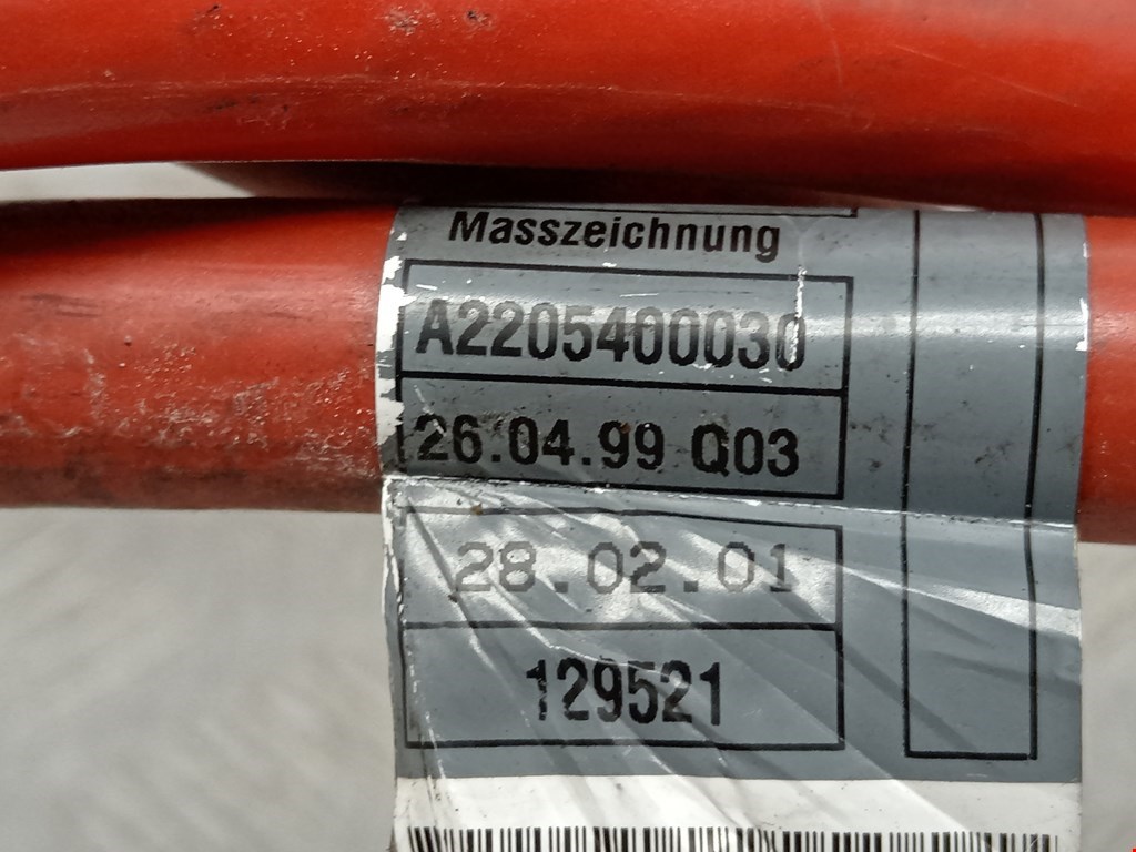 Клемма аккумулятора (плюс) + MERCEDES-BENZ S-Class IV W220 1998-2005