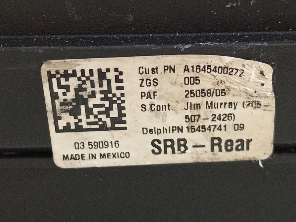 Датчик уровня в бачок омывателя MERCEDES-BENZ R-Class W251 2005-2017