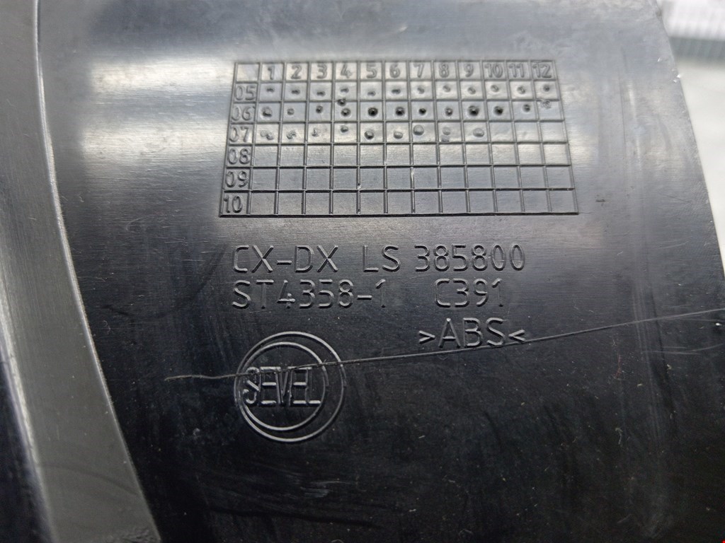 Дефлектор воздушный CITROEN Jumper 250 2006-н.в.