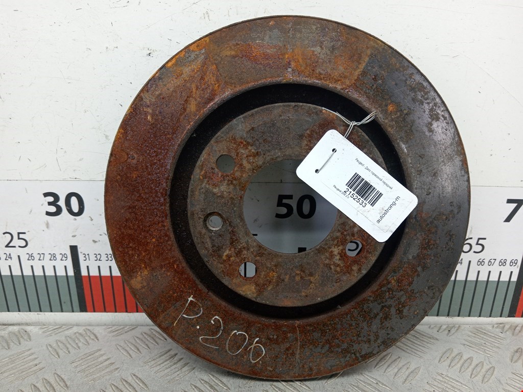 Диск тормозной передний PEUGEOT 206 1998-2012