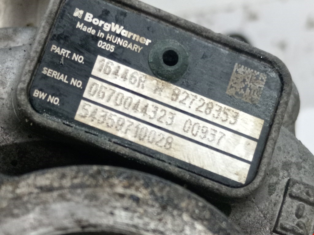 Турбина RENAULT Kangoo 1997-2008