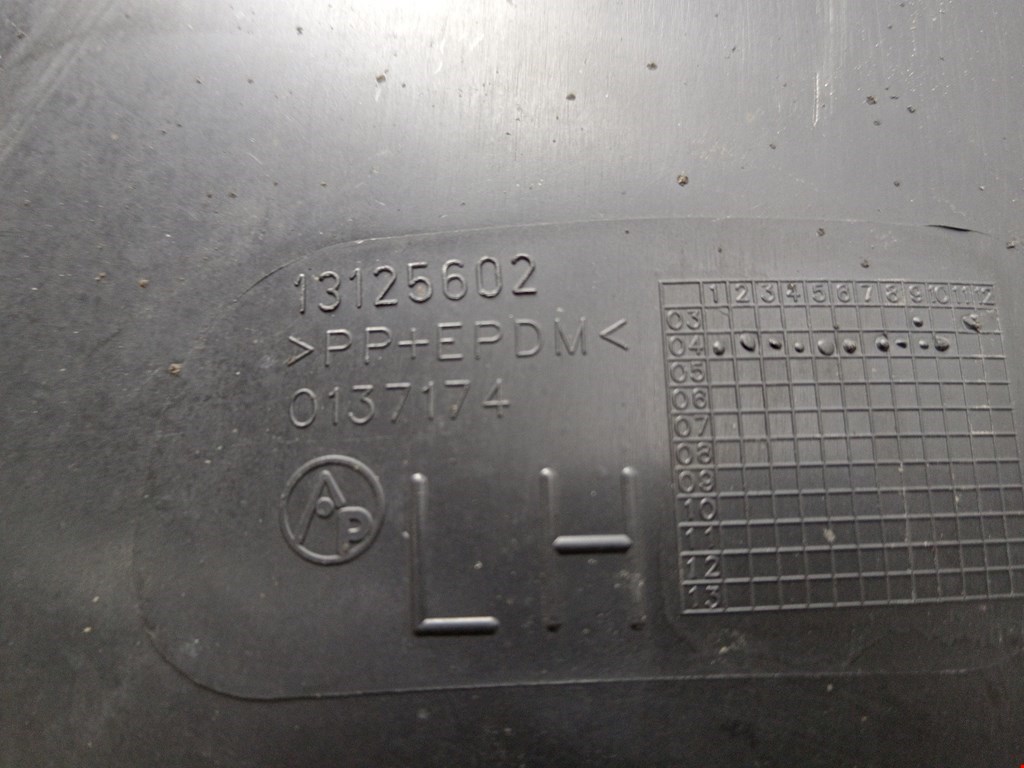 Локер (подкрылок) передний левый OPEL Astra H/Family 2004-2015