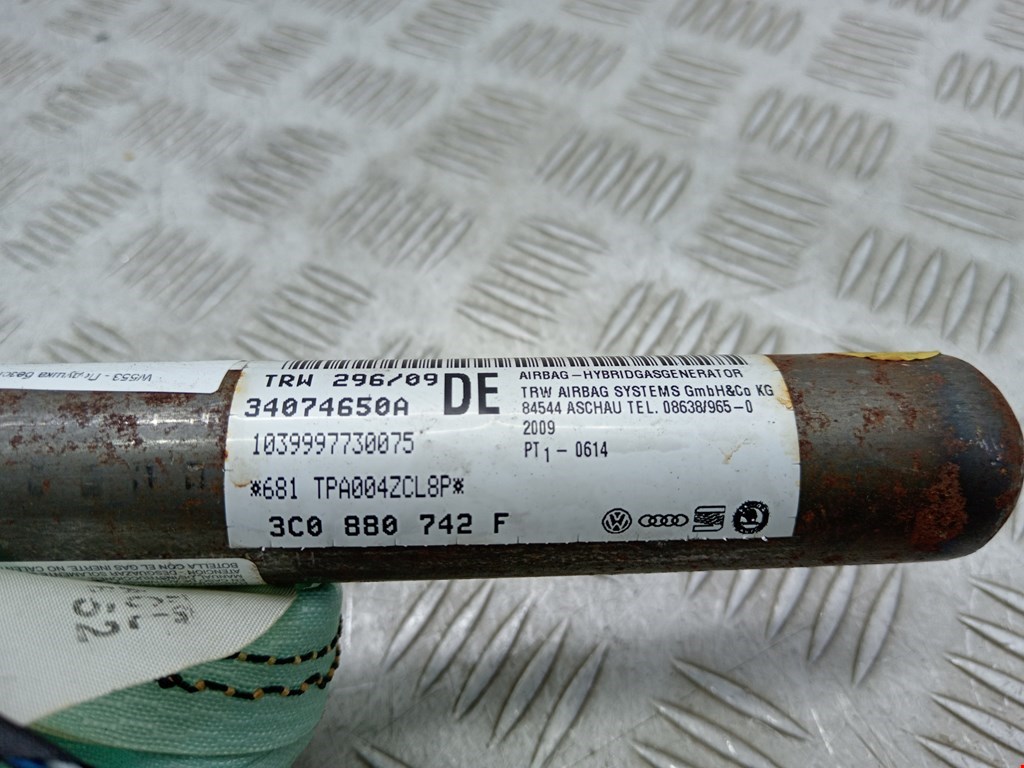 Подушка безопасности боковая (шторка) VOLKSWAGEN Passat B6 2005-2011
