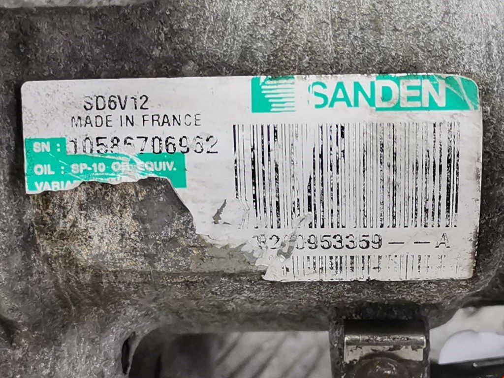 Компрессор кондиционера (системы кондиционирования) RENAULT Clio 2005-2012