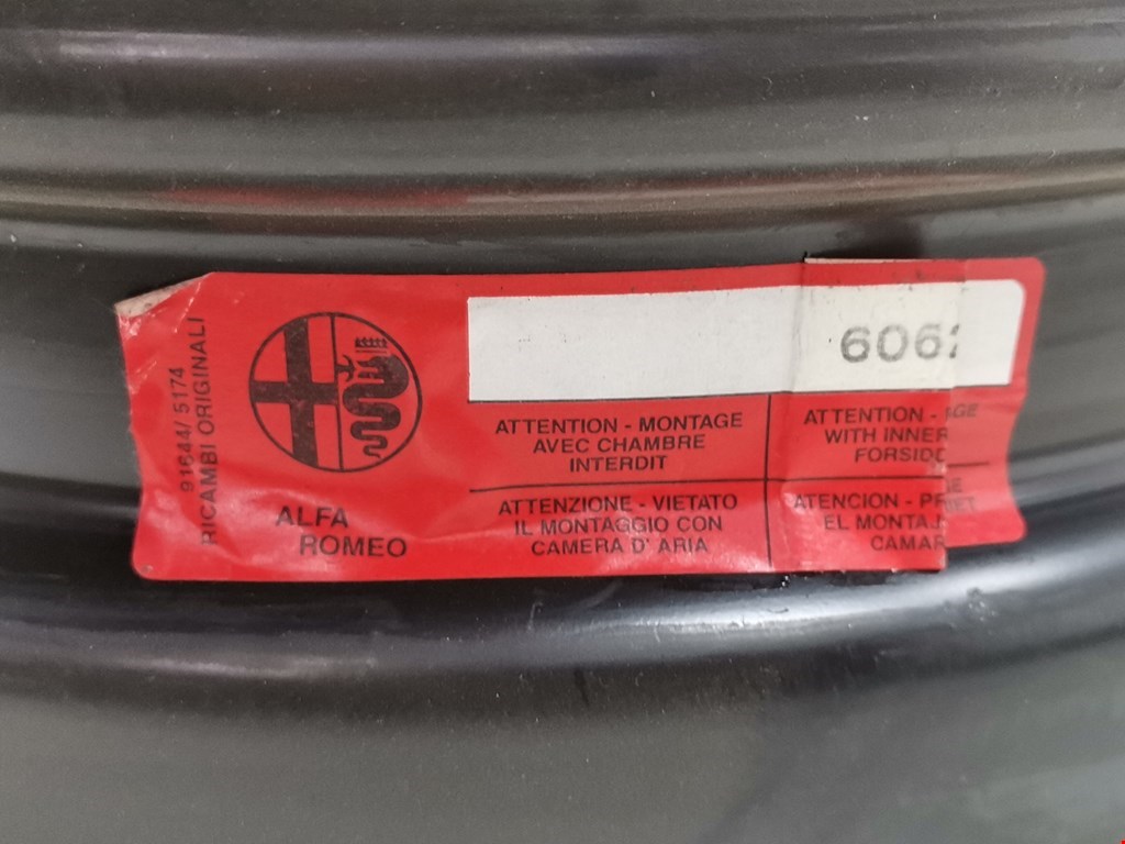 Диск колесный железо (штампованный стальной) ALFA ROMEO 146 1994-2001